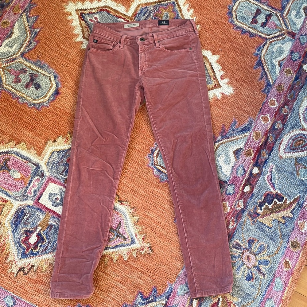 Adriano Goldschmied Stevie slim straight ankle corduroy pants
